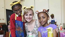 Tina O'Brien visits Z-arts in Manchester