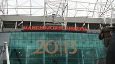Alex Ferguson retires: Richard Bacon at Old Trafford