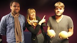 Image for Thursday: Frightened Rabbit in the house!