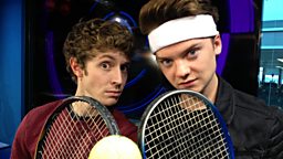 Image for Conor Maynard plays Pie Tennis