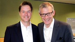 Image for Nick Clegg joins Jeremy in the studio.