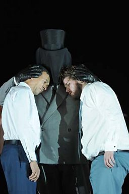 Allan Clayton as Castor and Roderick Williams as Pollux