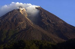 Mount Merapi volcano eruption