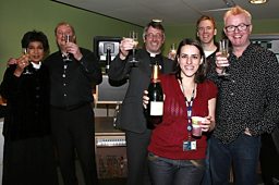 The Team Celebrate After The First Show
