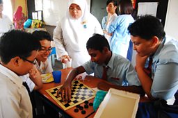 Students at Taman Tun Dr Ismail school, Kuala Lumpur, Malaysia