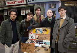 Photo: Del and the Boys Down the Market