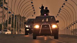 Photo: Presidential motorcade