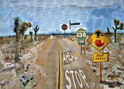 David Hockney - Pearblossom Highway, 11-18 April 1986 #1