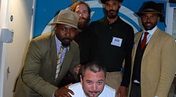 Huey with Reverend Shine Snake Oil Co.