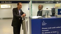 UK border control at Heathrow