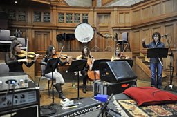 Photo: Violinists and student Vahan