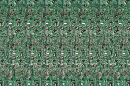 Hidden 3D stereogram