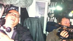 BACK OF POLICE VAN