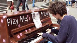 "Play Me I'm Yours" - the piano playing scheme
