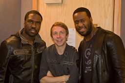 Gilles with Robert Glasper & Derek Hodge!