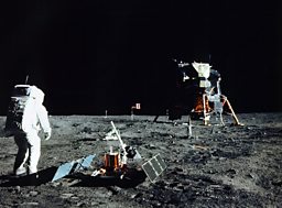 Buzz Aldrin sets up a seismometer at the Apollo 11 landing site. Will the next ones be British?