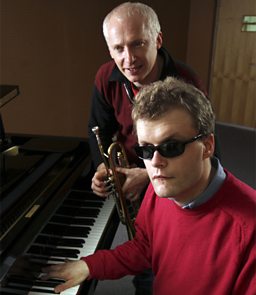Photo: Marcus Du Sautoy and Derek Paravicini
