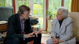 Photo: Stephen Fry and Anita Lasker-Wallfisch