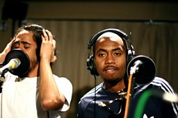 Nas & Damian Marley at BBC Maida Vale Studios