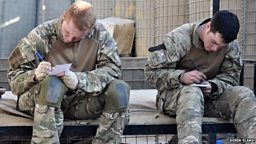 Video: Cumbrian artist captures soldiers' lives in Afghanistan