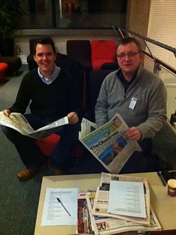 SUNDAY SUPPLEMENT NEWSPAPER REVIEWERS