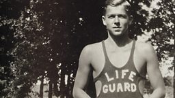 Photo: Ronald Reagan as a young lifeguard (circa 1928)