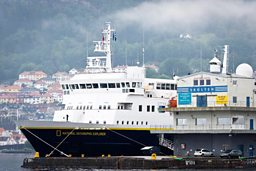 A journey into time. Preparing to embark from Bergen