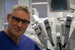 Chris Ogden and surgical robot