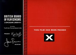 BBFC Certificate Board (1971 - 1982)