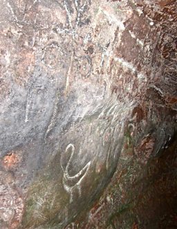 Carvings in Wemyss Caves 