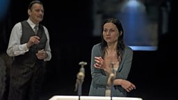Photo: Paul Shelly as the Doctor and Kate Fleetwood as Lady Macbeth