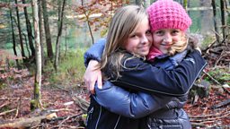 Photo: Susanna and Josephine, by the Frillensee mountain lake, Inzell