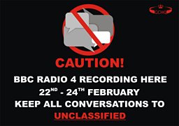 Inside GCHQ: 'Caution: Here comes the BBC' 
