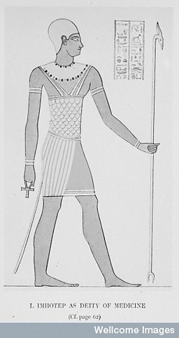 Imhotep, the vizer and physician of King Zoser