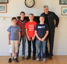 On location in Iddesleigh village hall