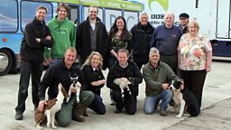 The crew pack up to leave McFarlane's farm 