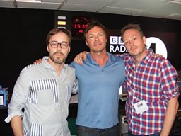 Basement Jaxx swing by the studio !