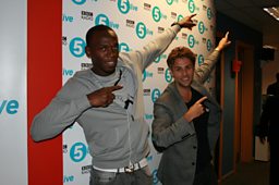Usain Bolt with Richard