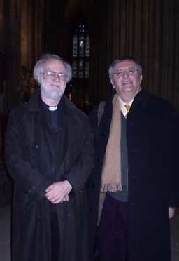 Archbishop of Canterbury Dr Rowan Williams and John Gray