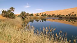 UBARI LAKE IN LIBYA