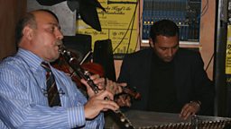 Selim Sesler (playing clarinet)