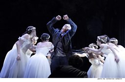Dmitri Hvorostovsky as Valentin with Dancers