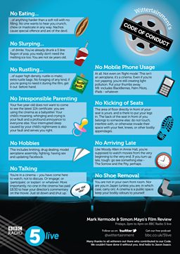 The Wittertainment Code of Conduct