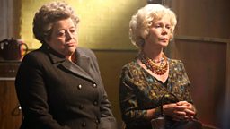 Photo: Violet Carson and Doris Speed