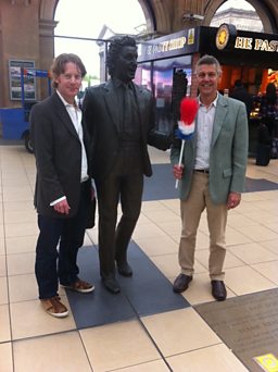 Producer Toby Field and Matthew Parris arrive in Liverpool!