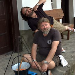 Cooking on the porch