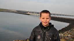 Photo: Robbert by the Oosterschelde storm surge barrier