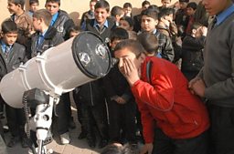 Amateur astronomers stargazing in Kabul