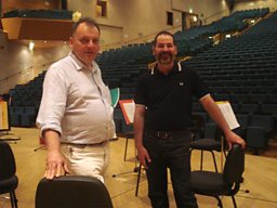 Robert Worby with Luciano Chessa