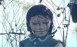 Video feature: Giant wooden doll puppet wakes up